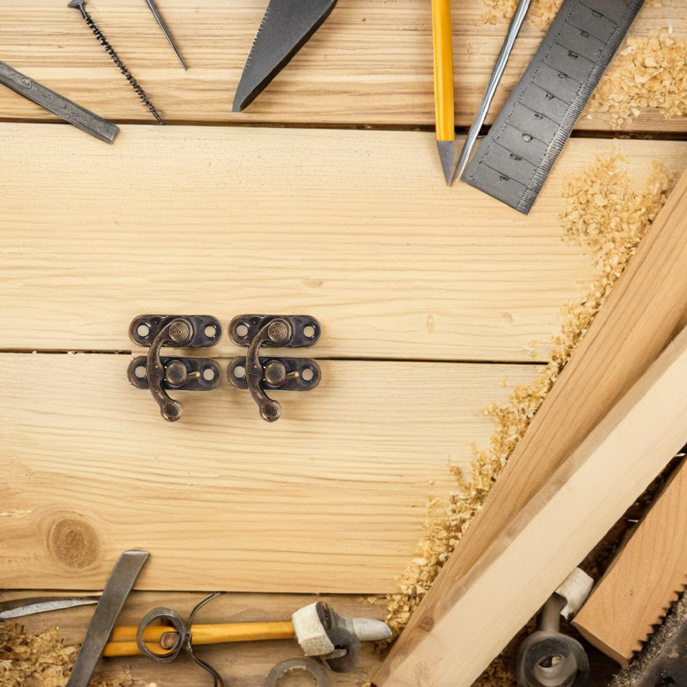 Furniture Hardware Wood - 20 crochets de verrouillage rétro en