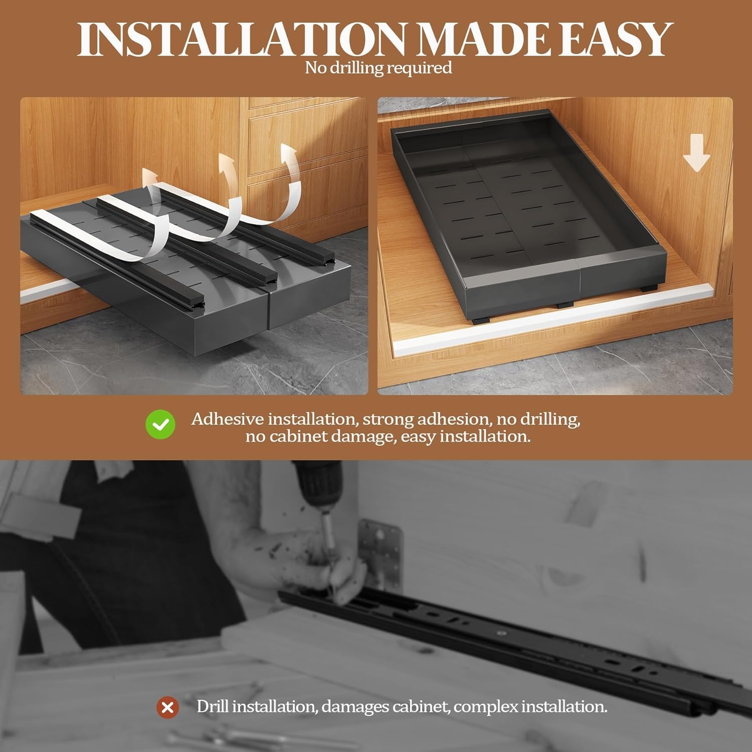 Organisateur d'armoire extract - Drawer Slide Pair avis et prix