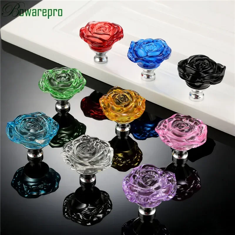 Bowarepro 50MM cristal Rose ve - Furniture Hardware Manufacturer avis et prix