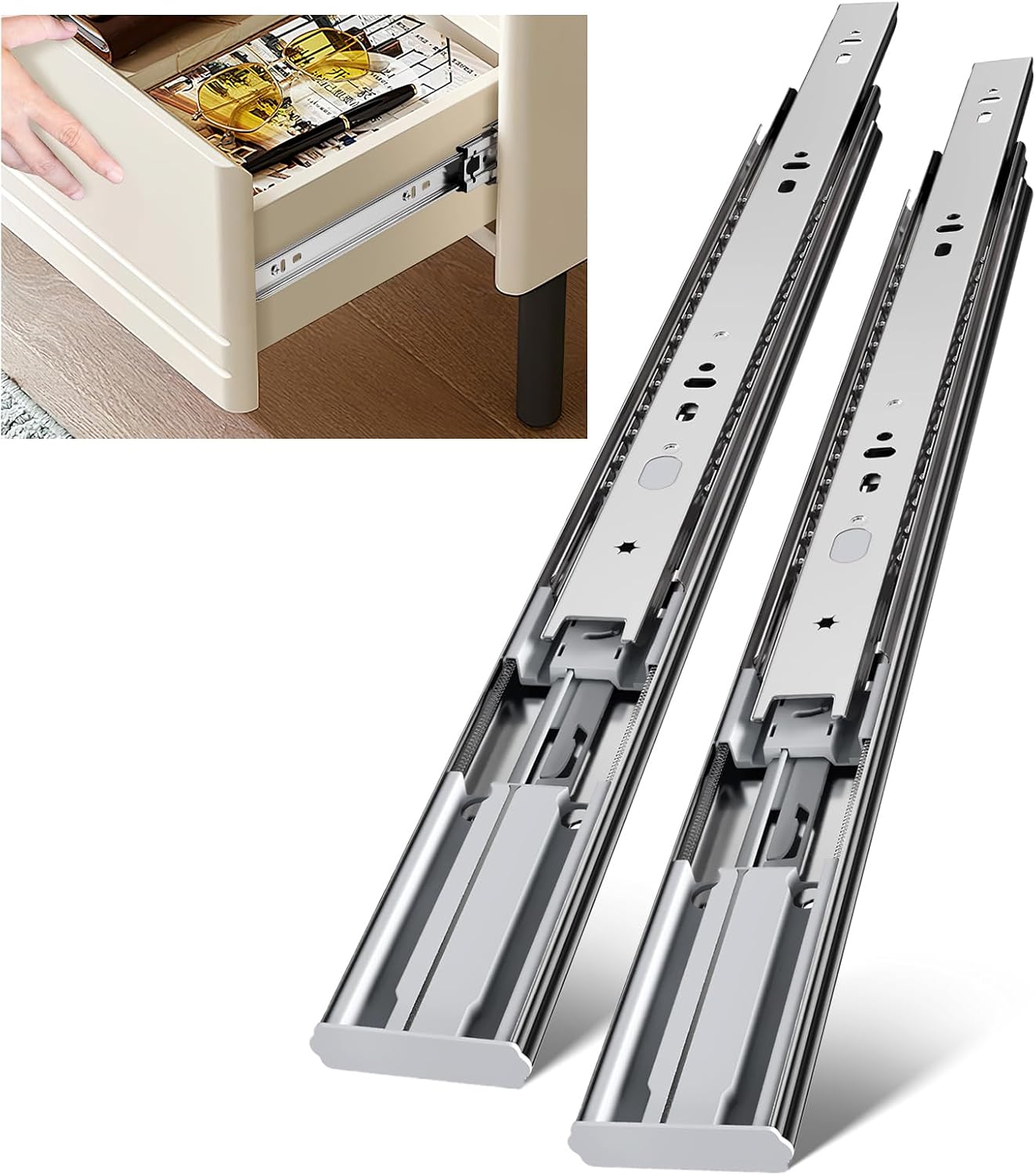 Glissières de tiroir à fermetu - Drawer Slide Pair avis et prix