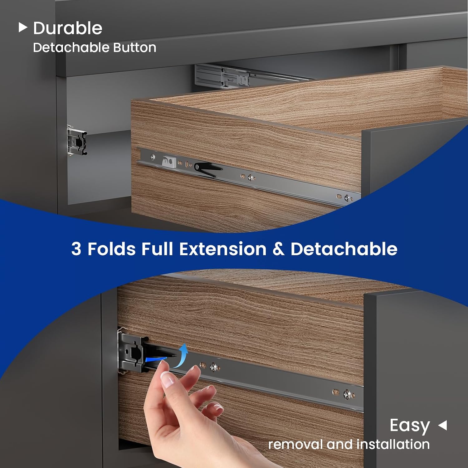 Glissières de tiroir à fermetu - Drawer Slide Pair avis et prix