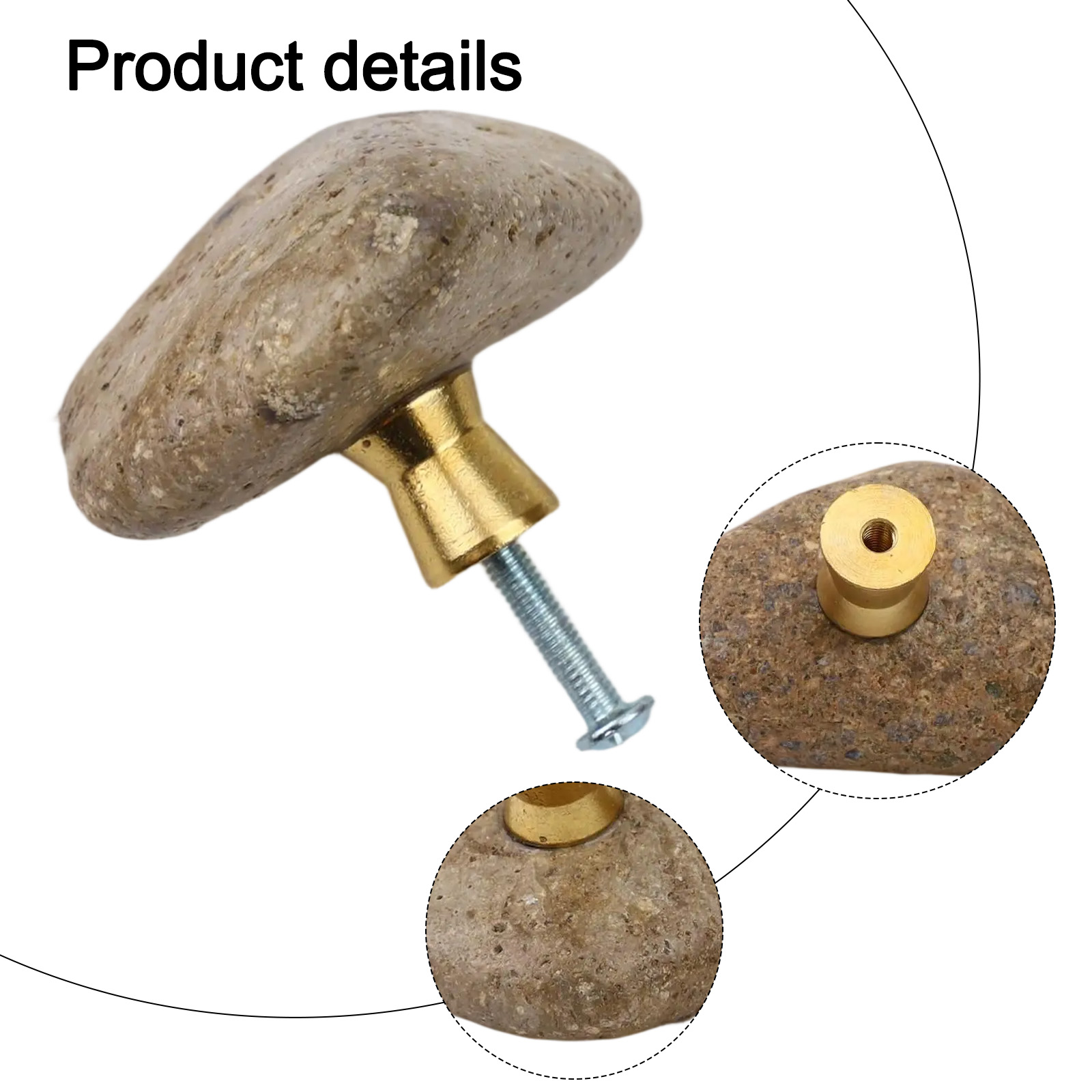 Poignées de porte en pierre na - Unique Furniture Hardware avis et prix