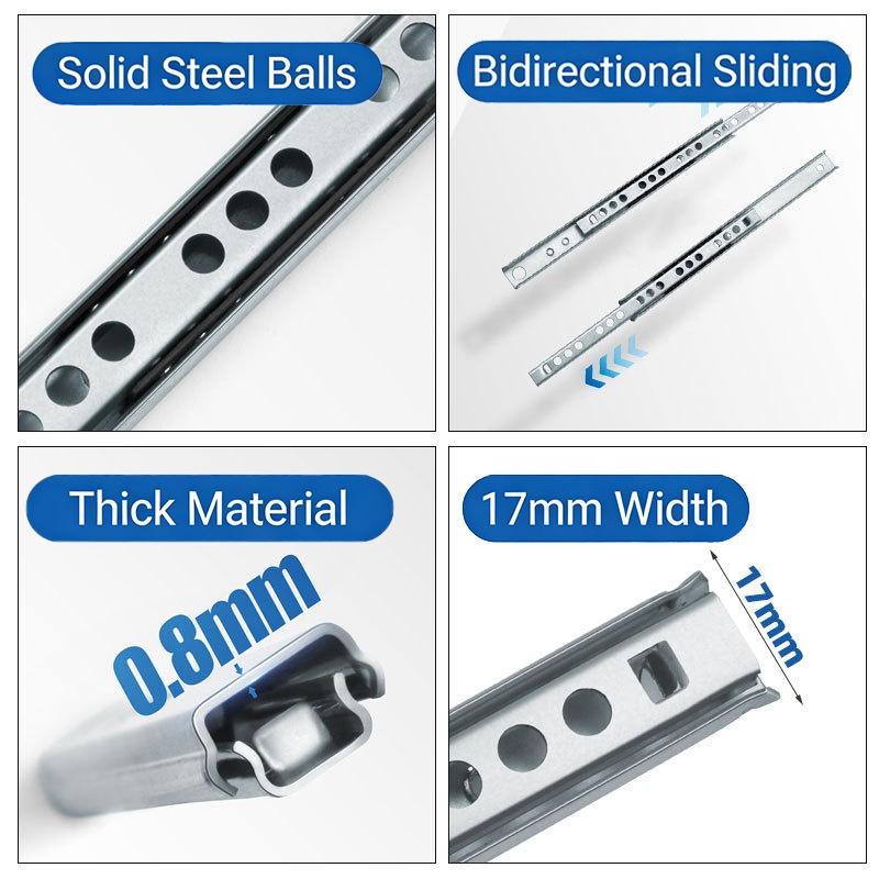 2 ensembles de glissières de t - Drawer Slide Pair avis et prix