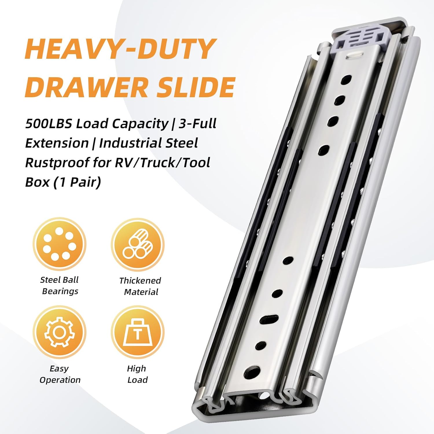 Glissières de tiroir robustes  - Drawer Slide Pair avis et prix