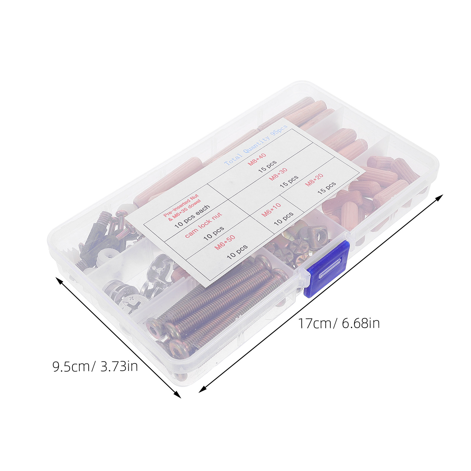 Kit de 95 connecteurs de quinc - Furniture And Hardware avis et prix