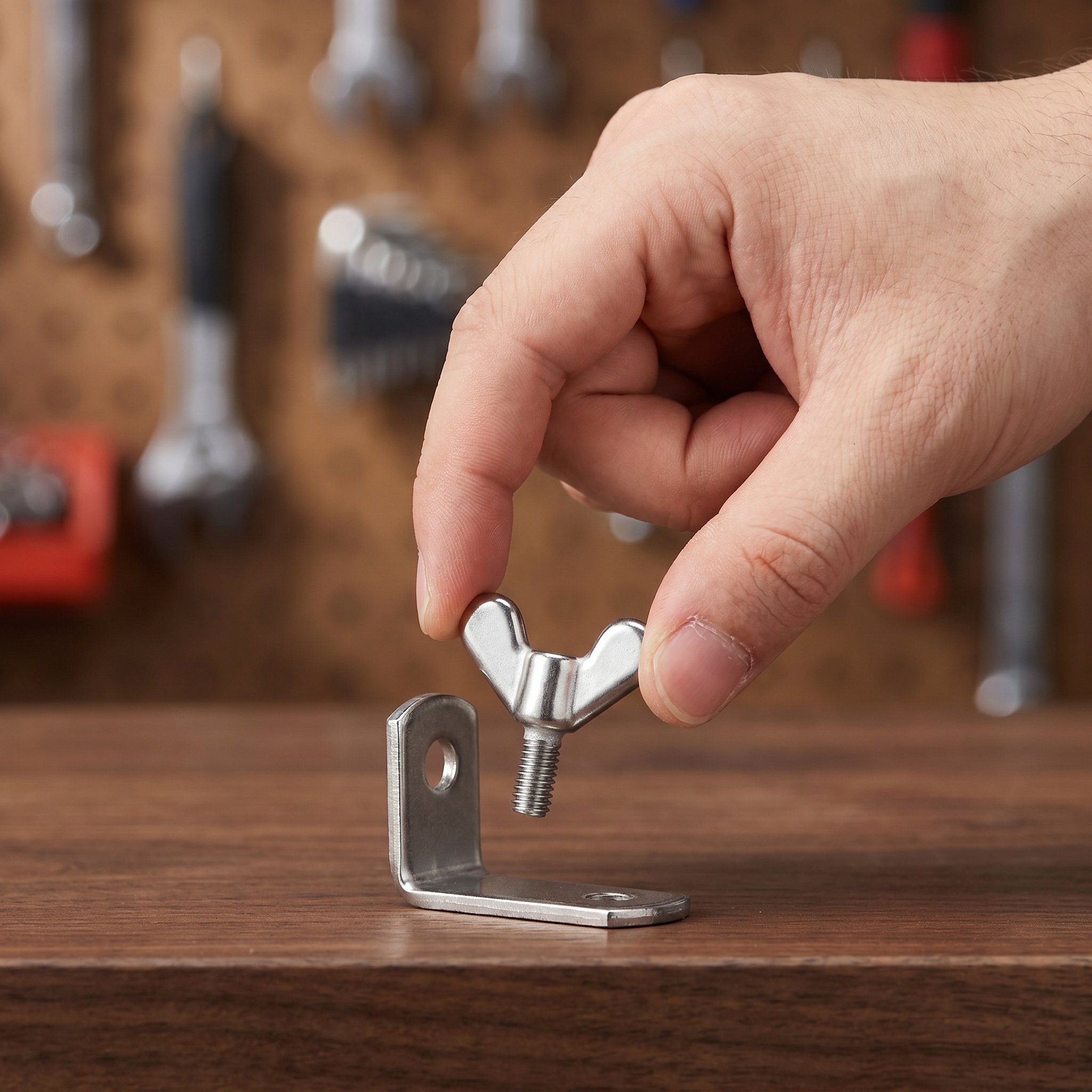 2 vis à écrou papillon en acie - Furniture Hardware Fasteners avis et prix